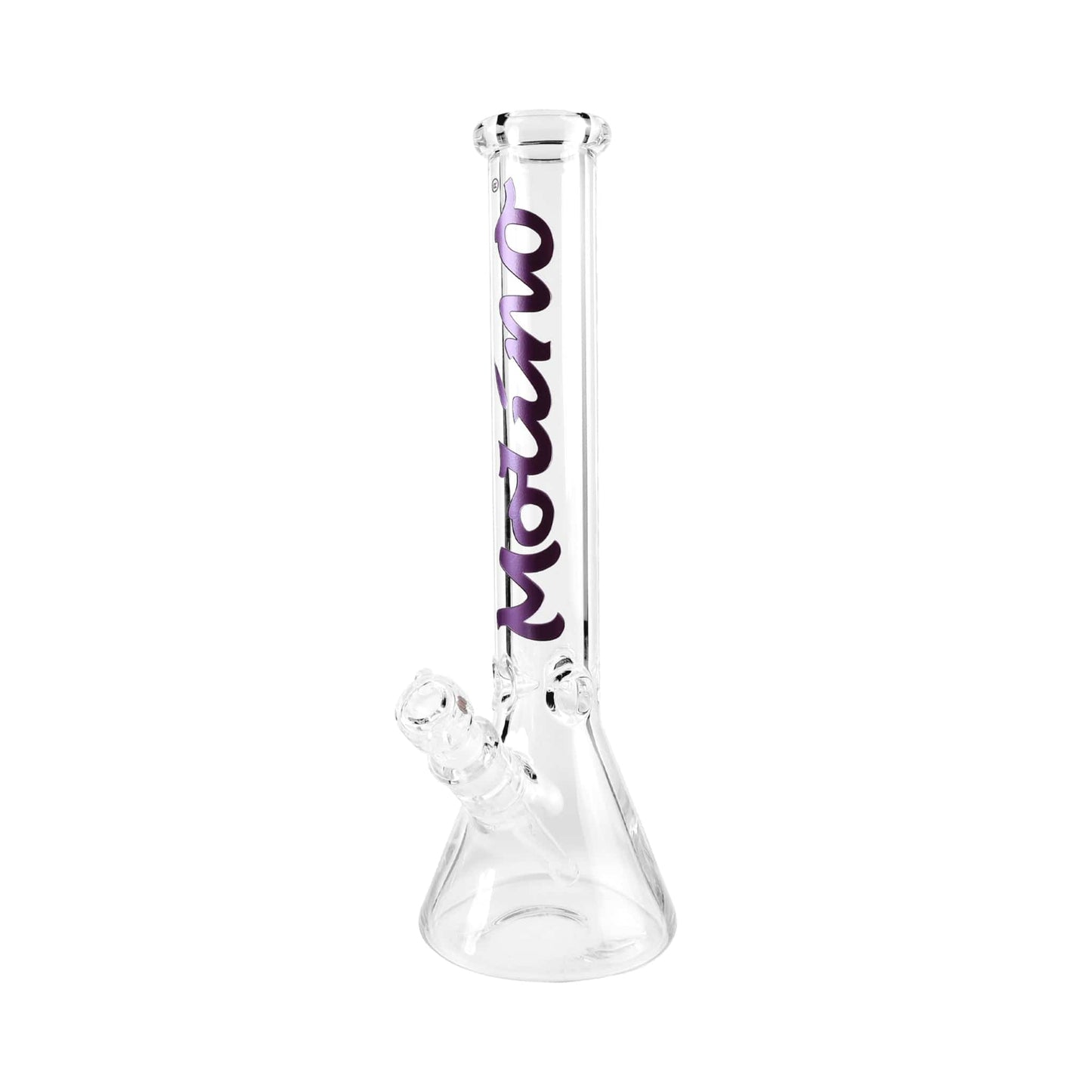 Molino Glass Purple Logo 9 mm Thick Glass Beaker Bong