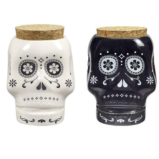 Roast & Toast Stash Jar Sugar Skull Stash Jar