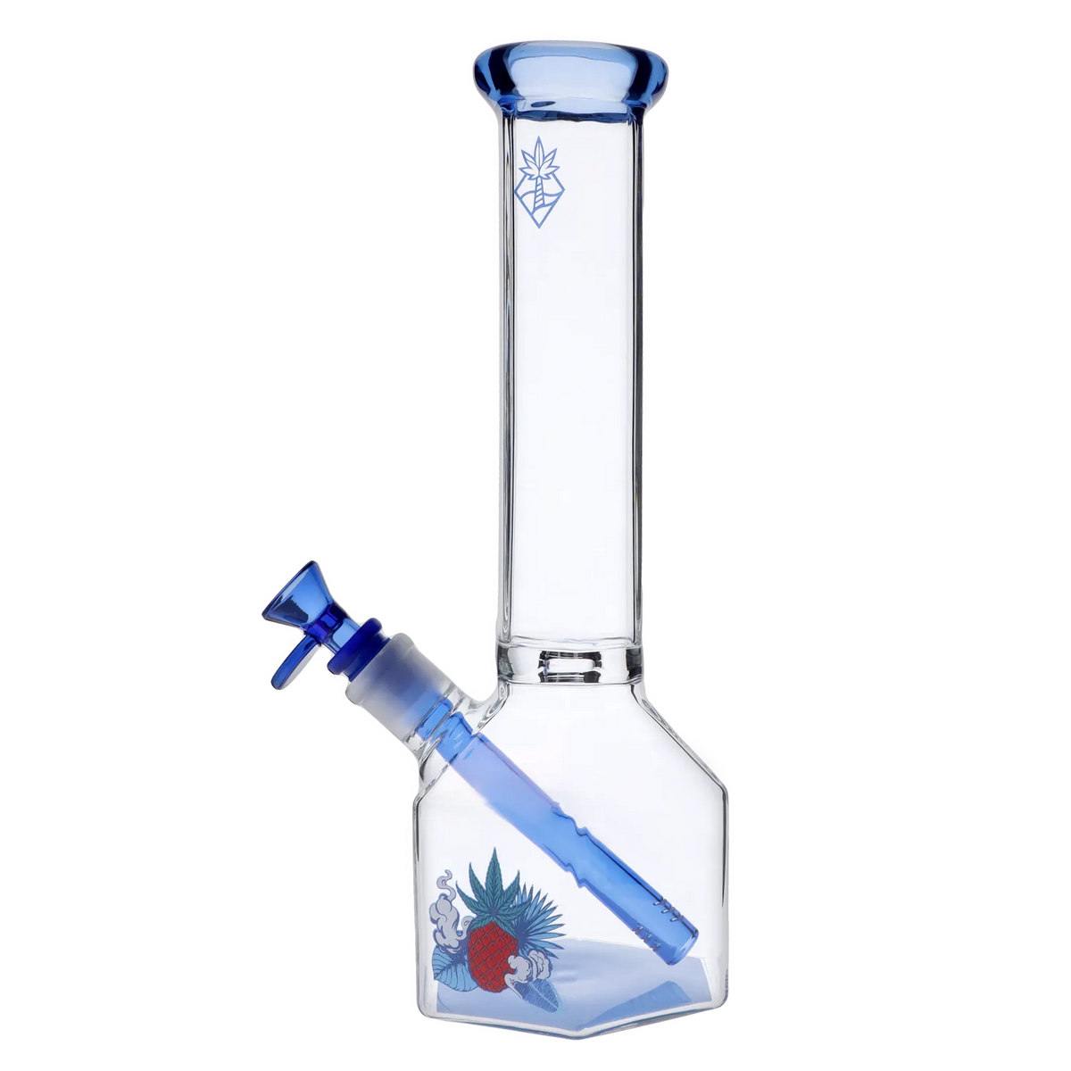 Cabana Cannabis Co. Pineapple Bong Light Blue - 12 in.