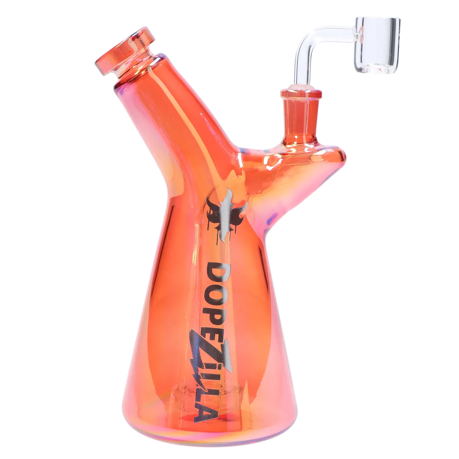 Dopezilla Elemental Phoenix Dab Rig 7 in. Orange