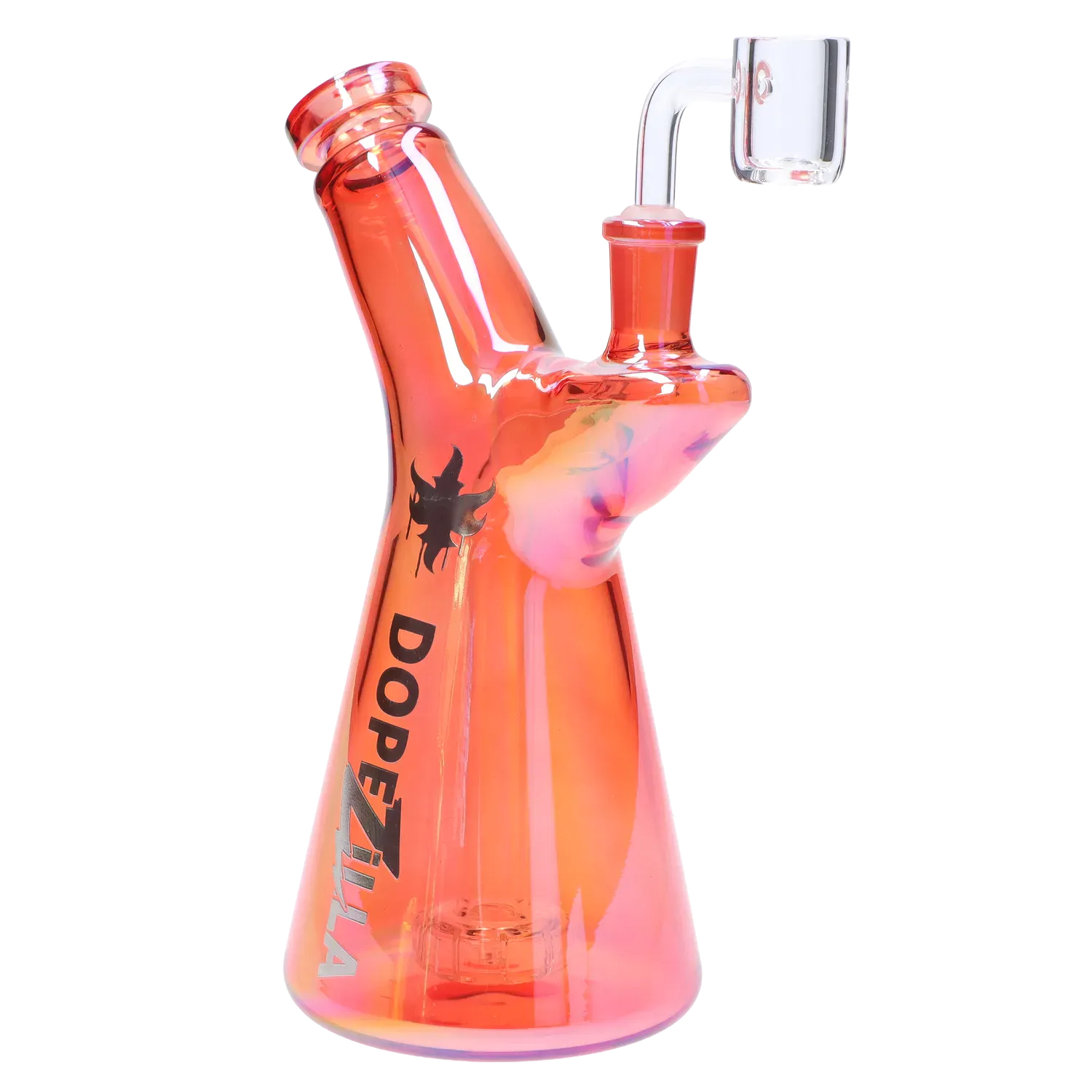 Dopezilla Elemental Phoenix Dab Rig 7 in. Orange