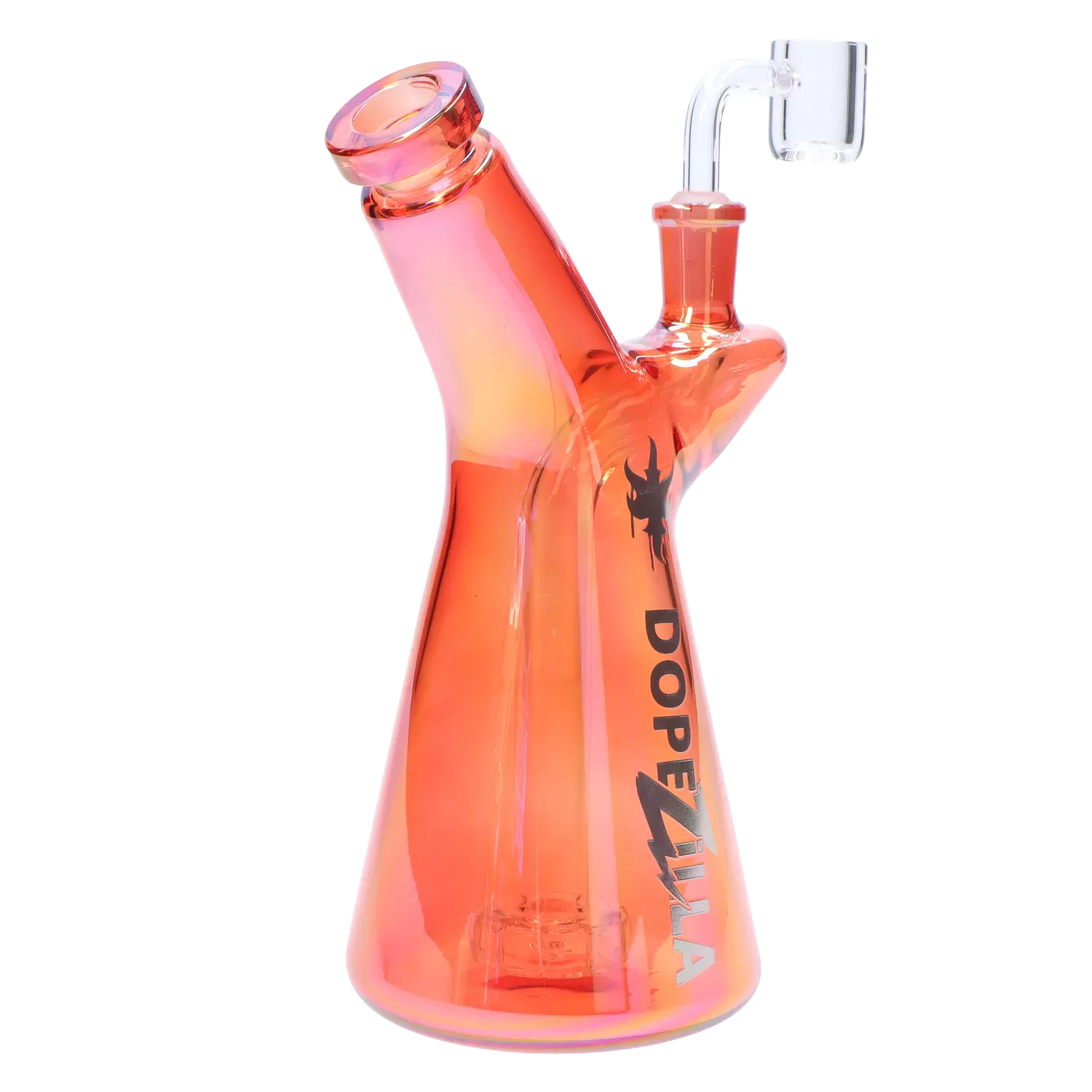 Dopezilla Elemental Phoenix Dab Rig 7 in. Orange
