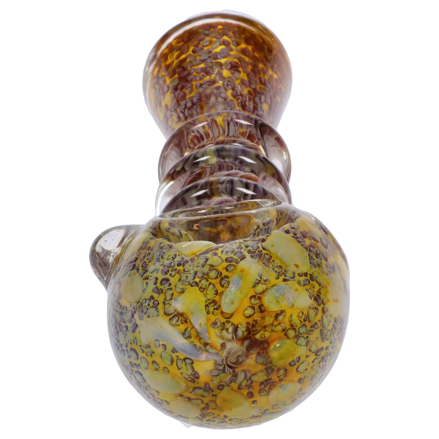 DHC Triple Ringed Speckled Spoon Pipe