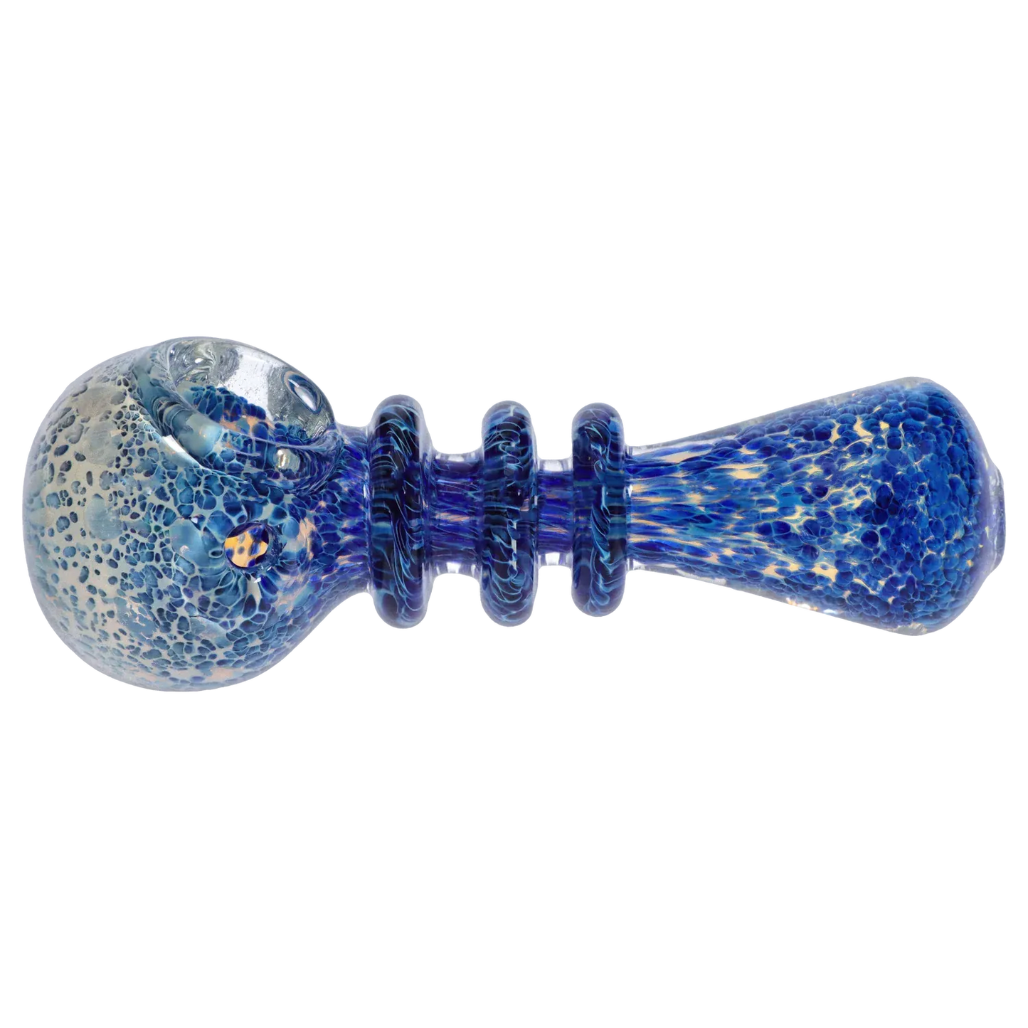 DHC Triple Ringed Speckled Spoon Pipe