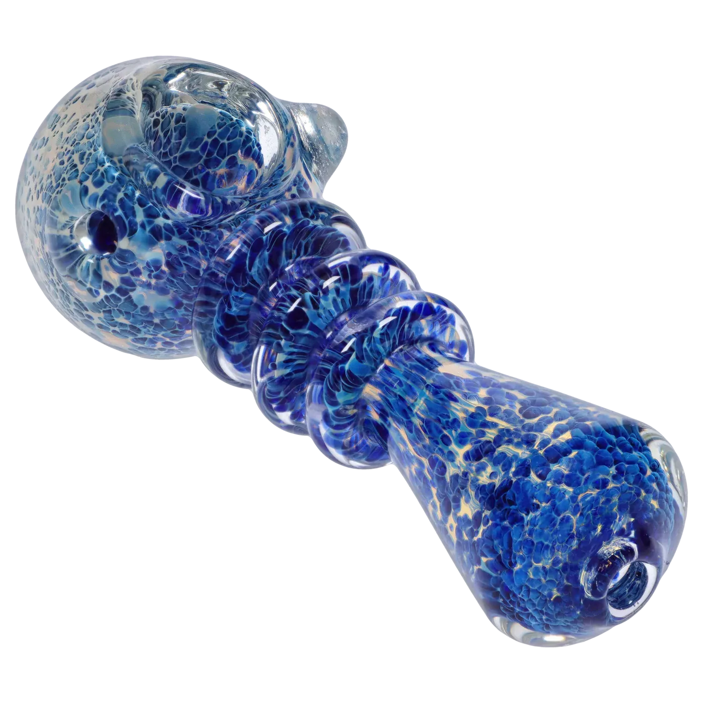 DHC Triple Ringed Speckled Spoon Pipe