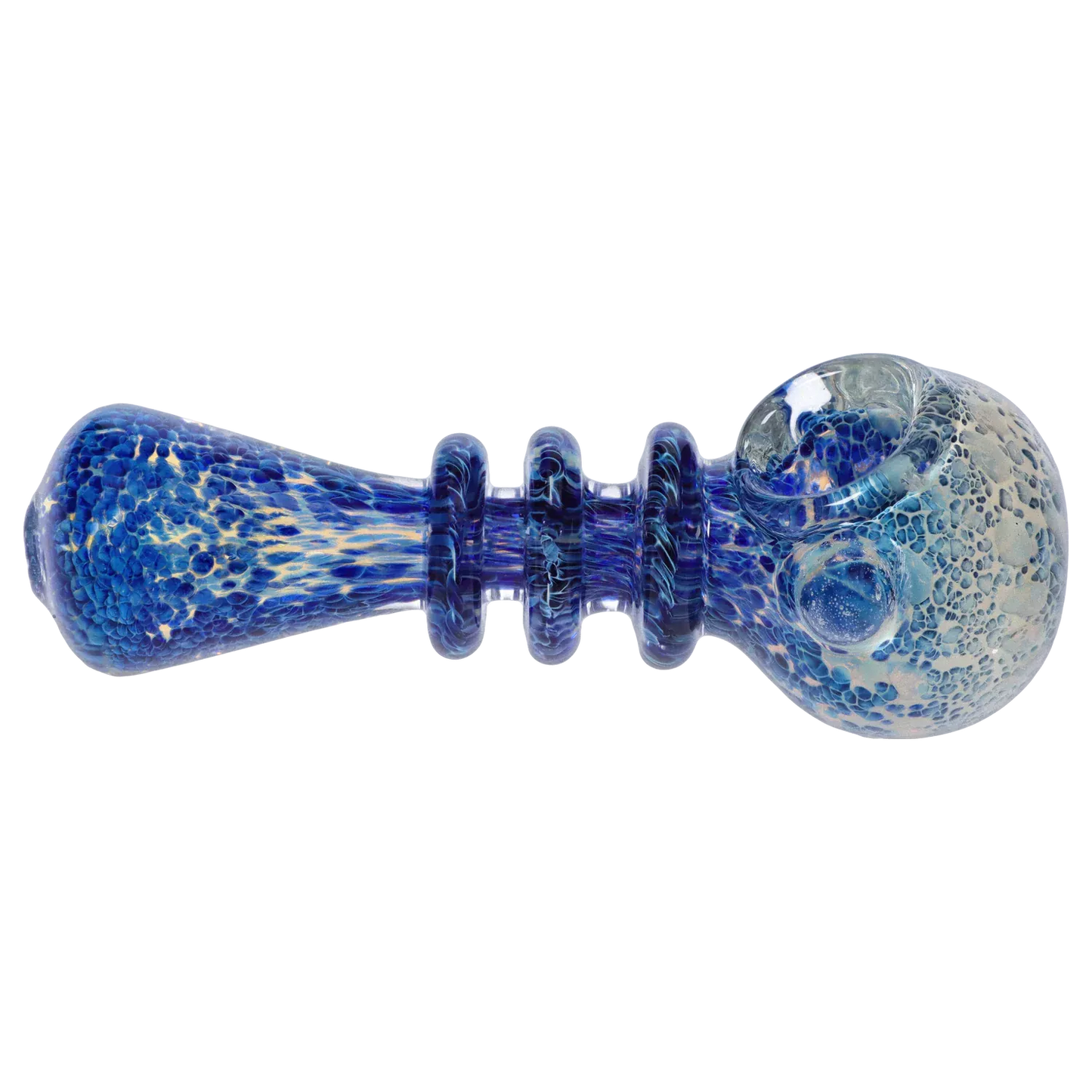 DHC Triple Ringed Speckled Spoon Pipe