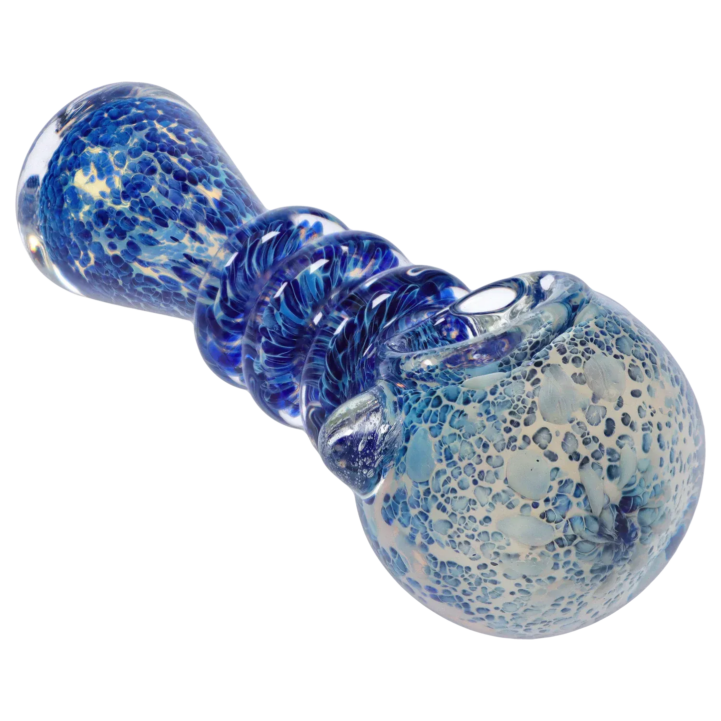 DHC Triple Ringed Speckled Spoon Pipe