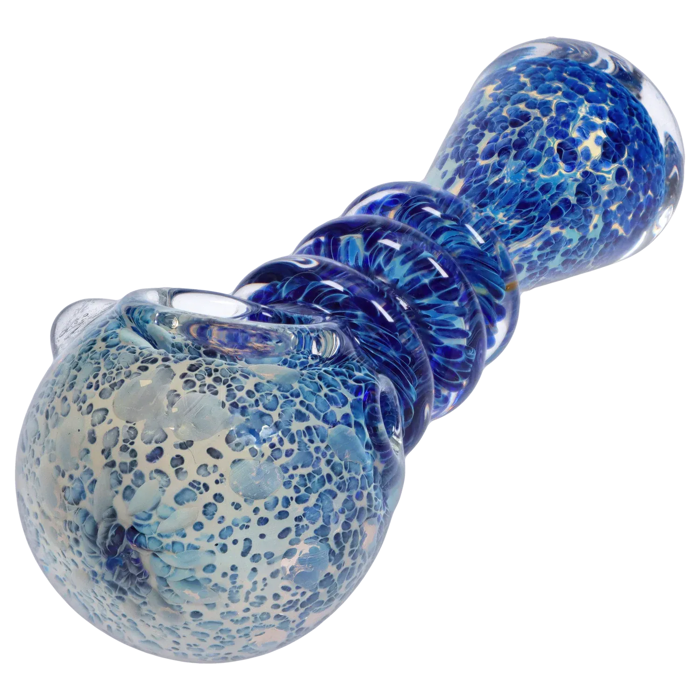DHC Triple Ringed Speckled Spoon Pipe