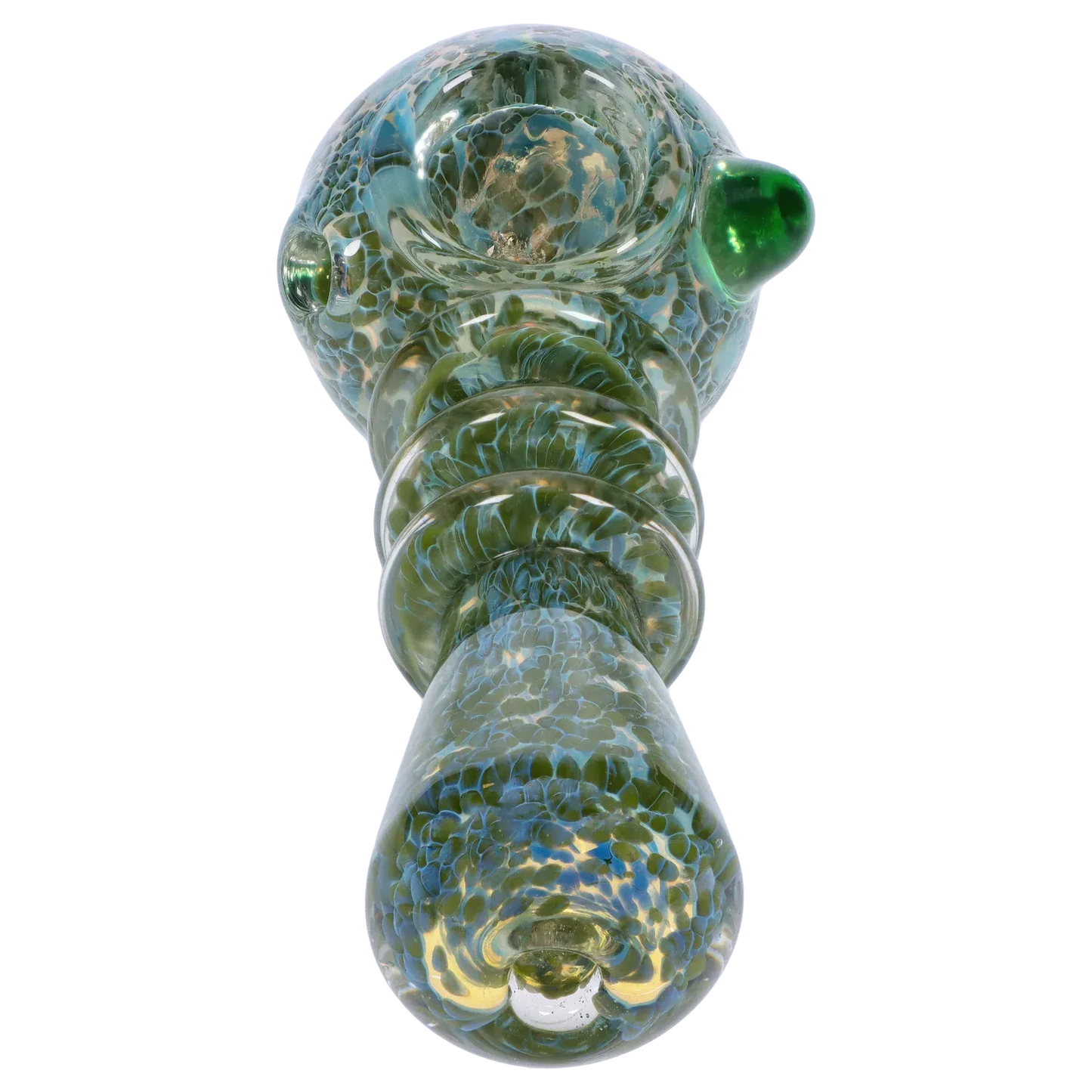 DHC Triple Ringed Speckled Spoon Pipe