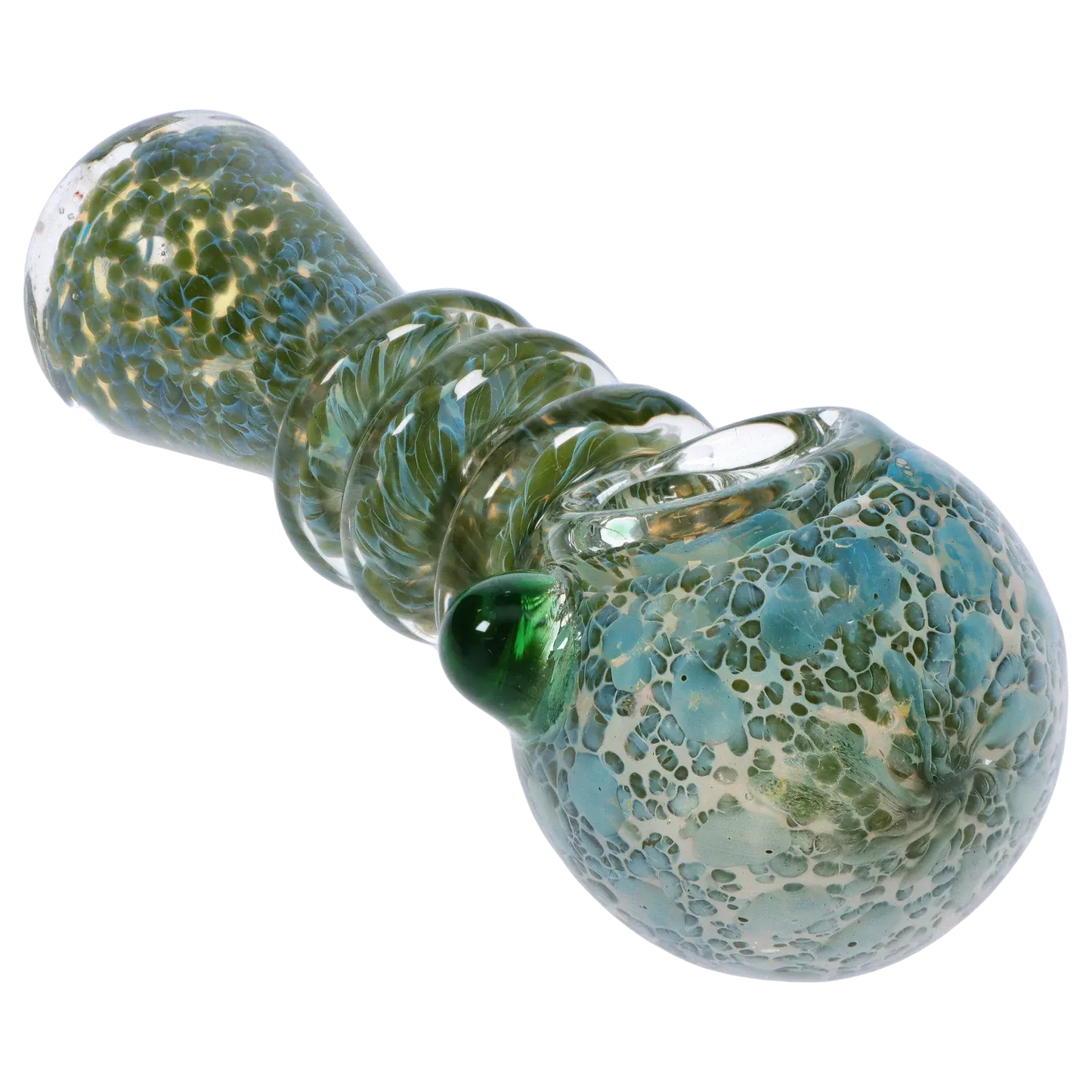 DHC Triple Ringed Speckled Spoon Pipe
