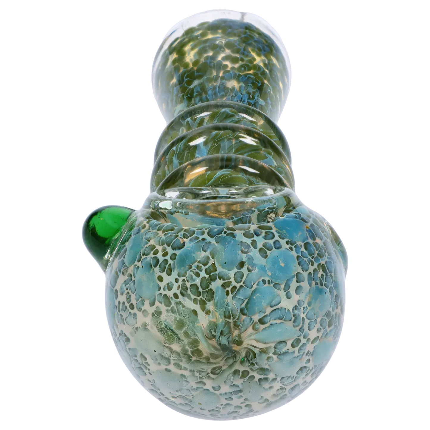 DHC Triple Ringed Speckled Spoon Pipe
