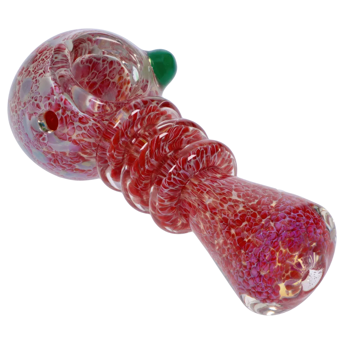 DHC Triple Ringed Speckled Spoon Pipe