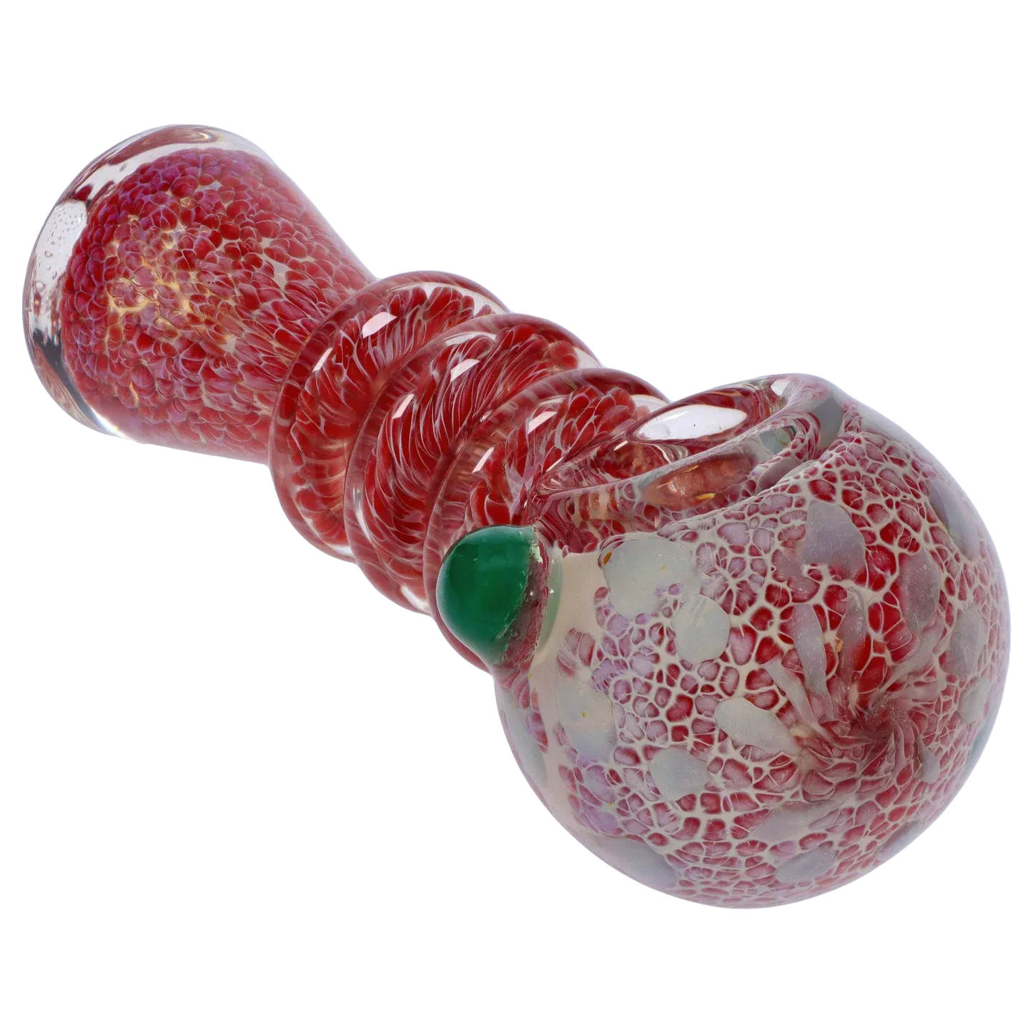 DHC Triple Ringed Speckled Spoon Pipe