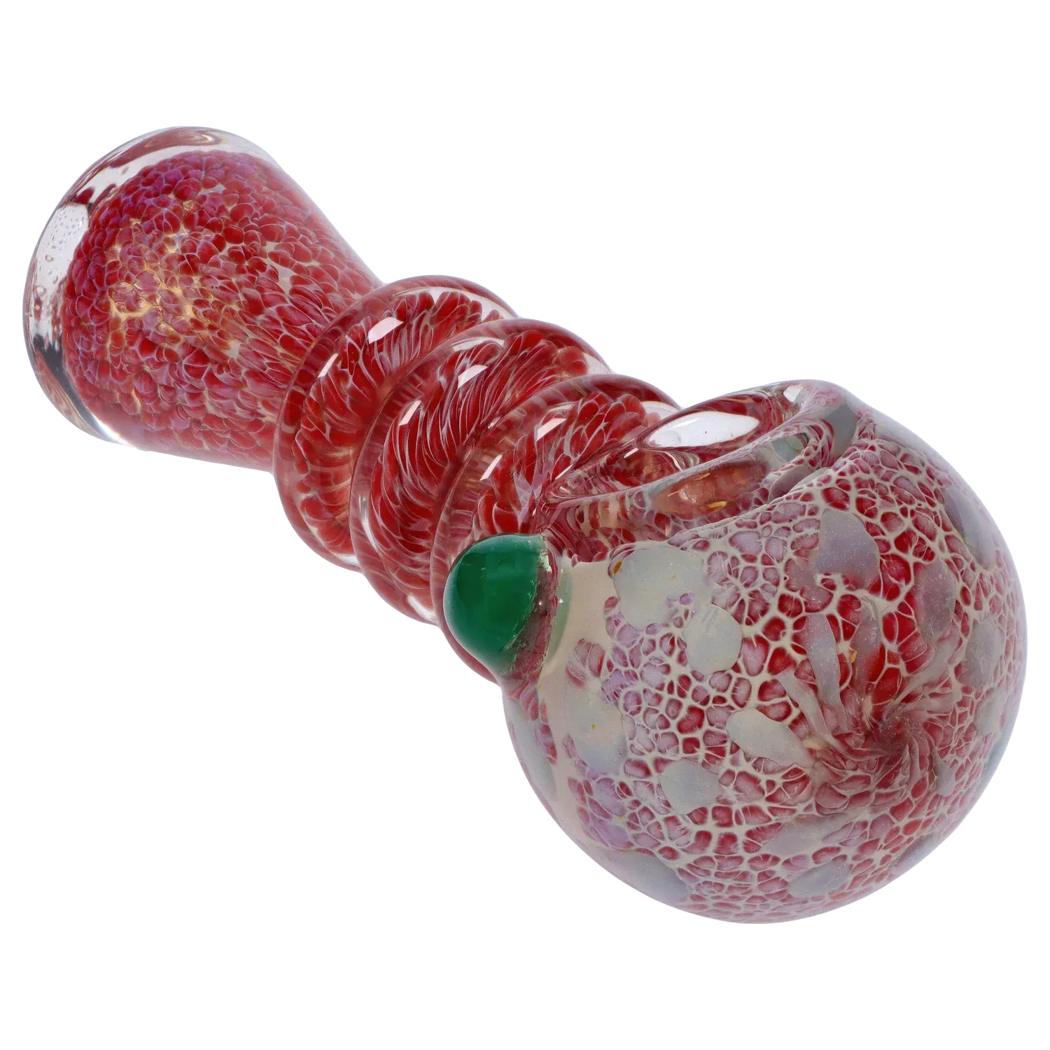 DHC Triple Ringed Speckled Spoon Pipe
