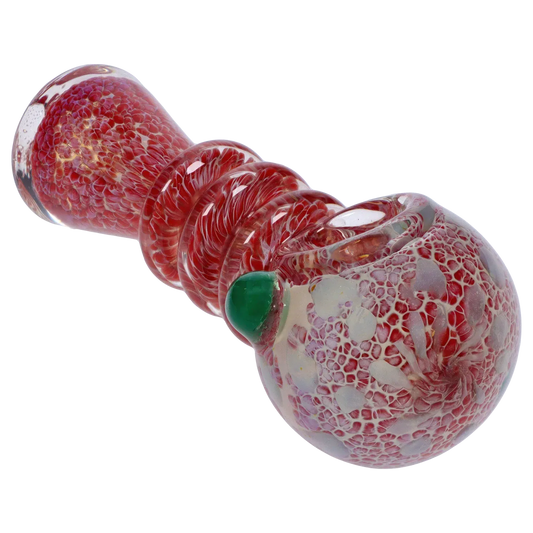 DHC Triple Ringed Speckled Spoon Pipe