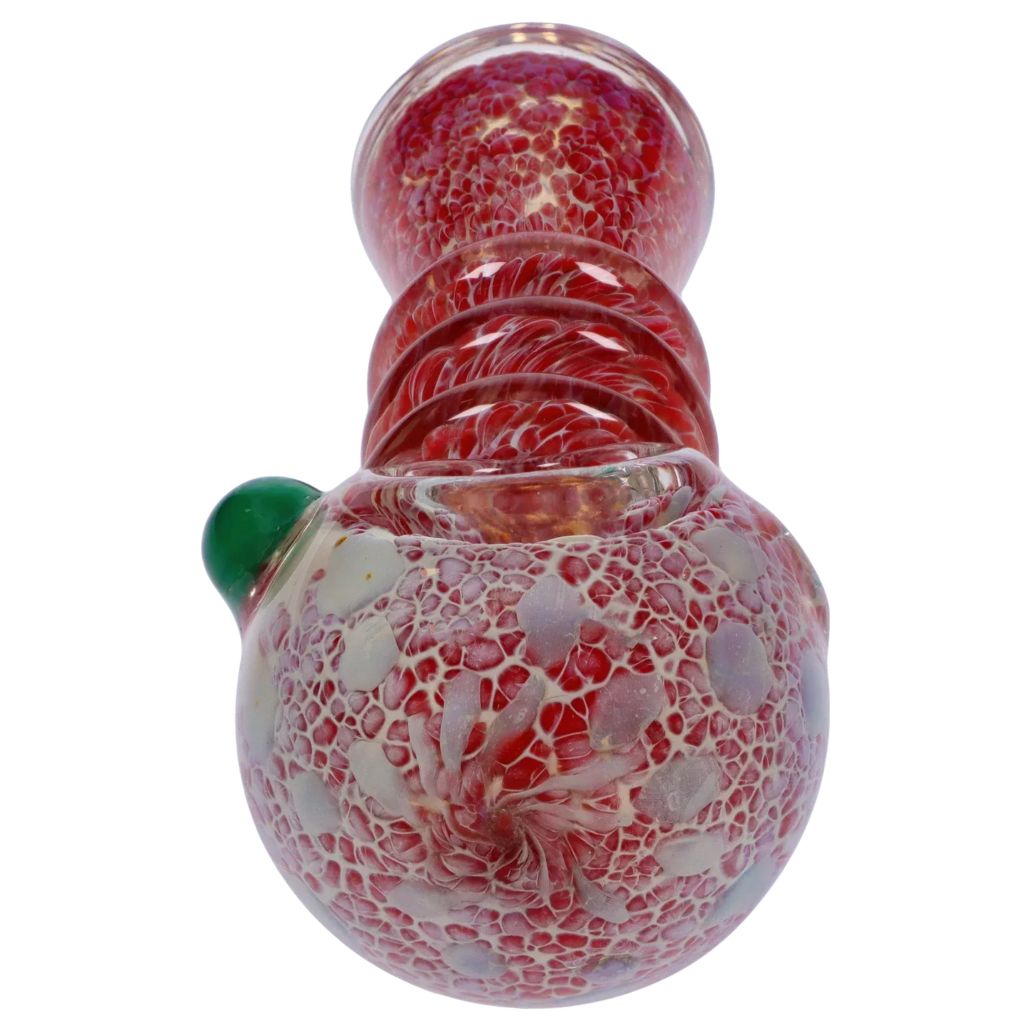 DHC Triple Ringed Speckled Spoon Pipe