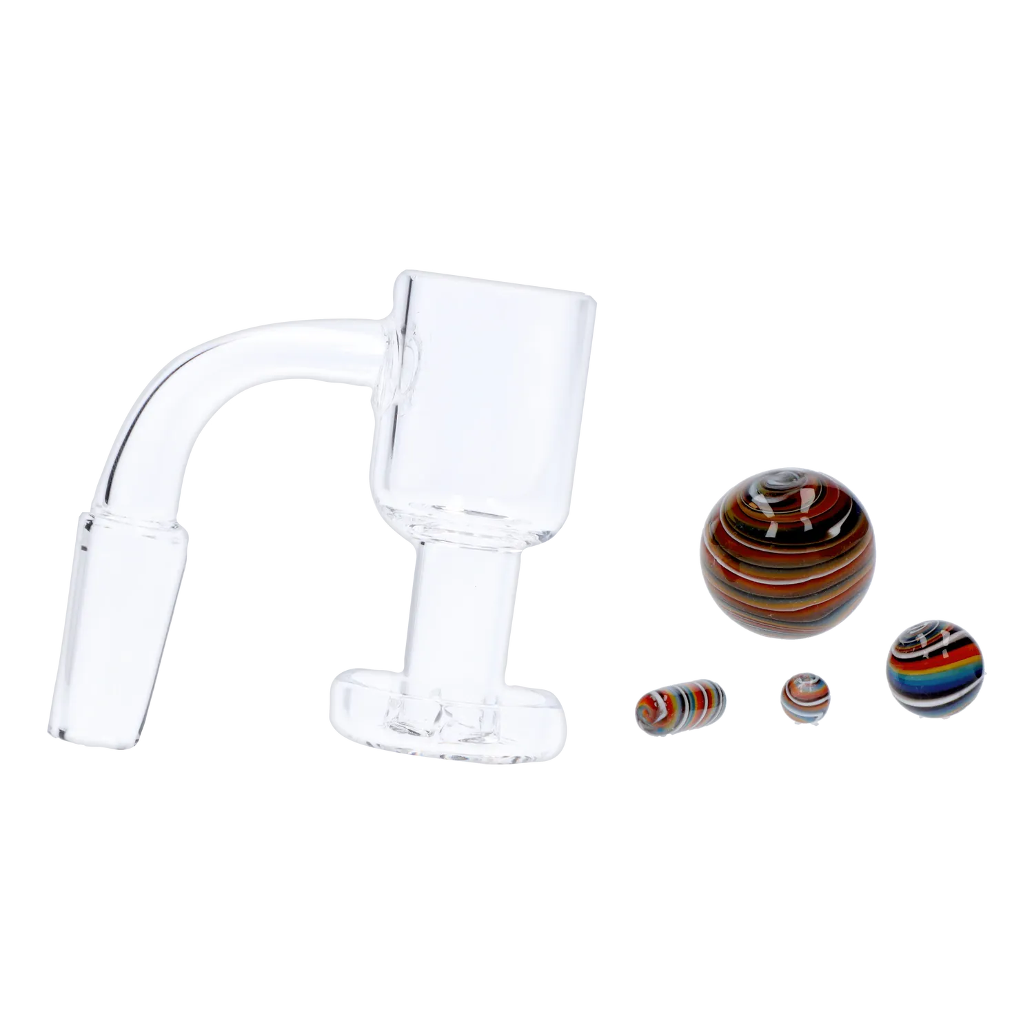 DHC Banger Set with Color Terp Beads - 90 degree - Male 14mm