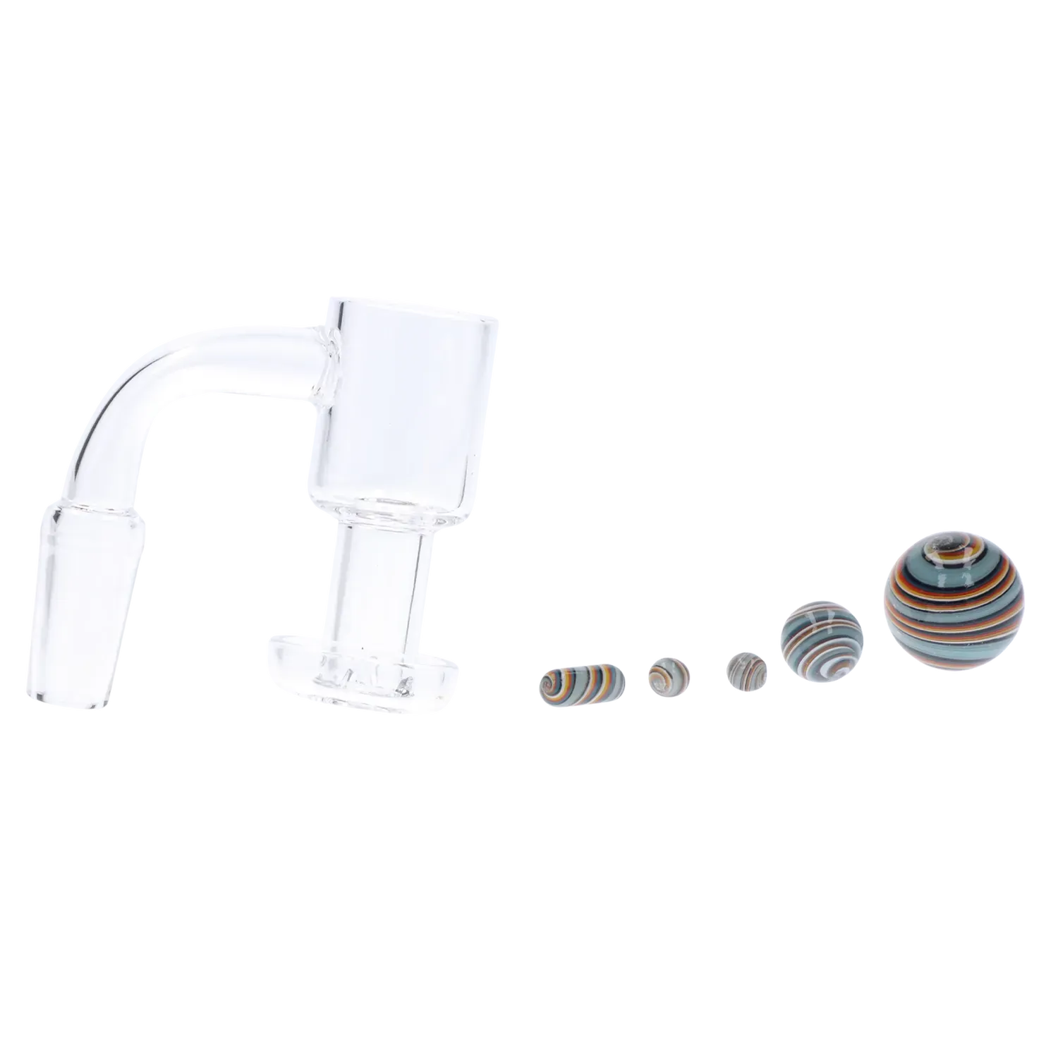DHC Banger Set with Color Terp Beads - 90 degree - Male 14mm