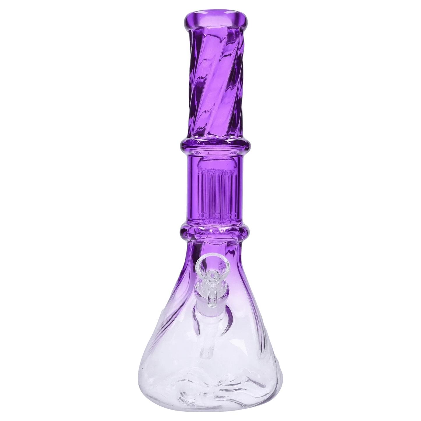 DHC Twisted Neon Beaker with Tree Perc