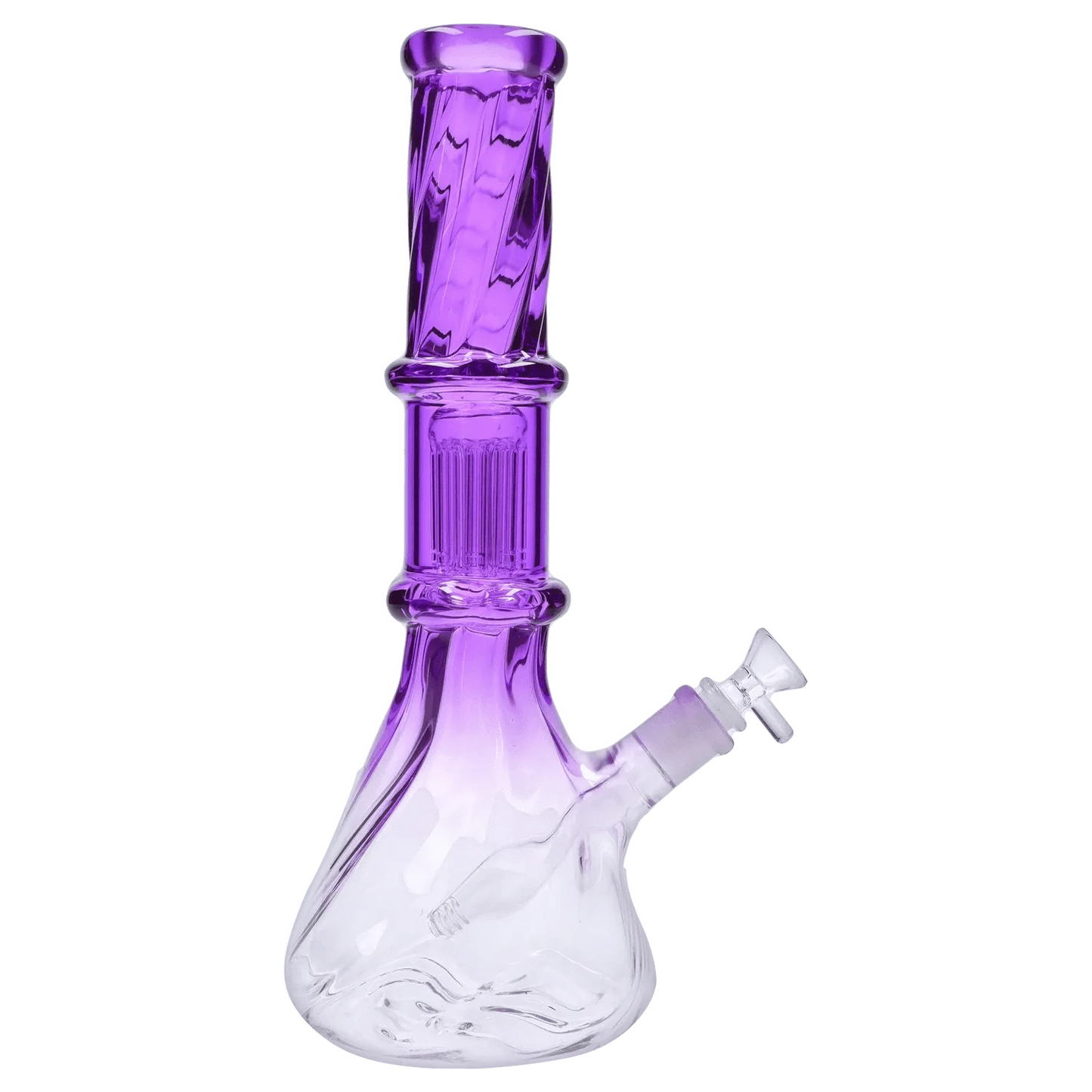 DHC Twisted Neon Beaker with Tree Perc