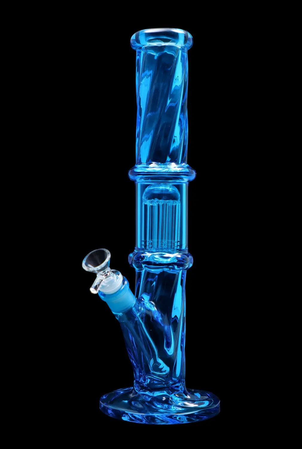 DHC Twisted Straight Tube with Tree Perc