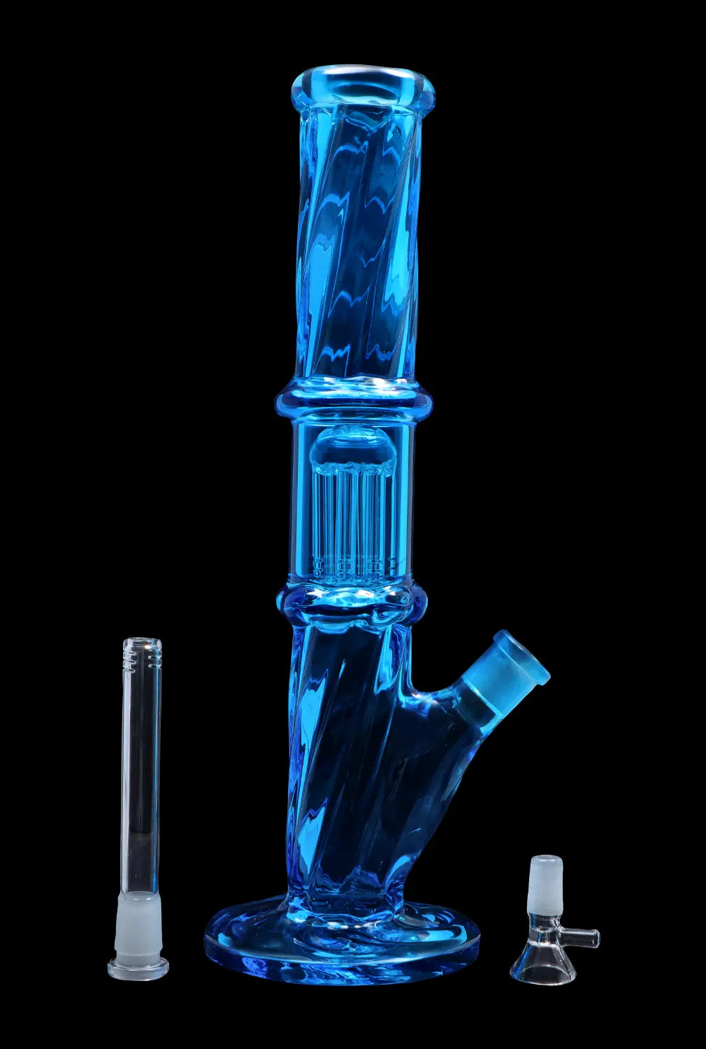 DHC Twisted Straight Tube with Tree Perc