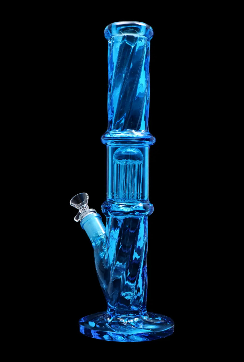 DHC Twisted Straight Tube with Tree Perc