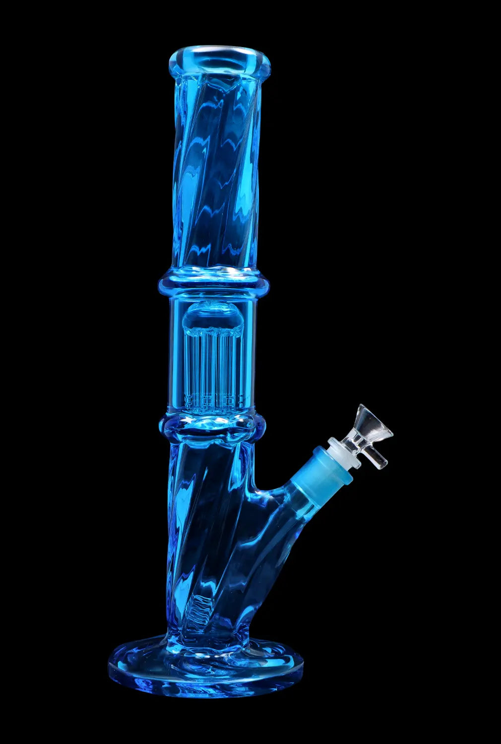 DHC Twisted Straight Tube with Tree Perc