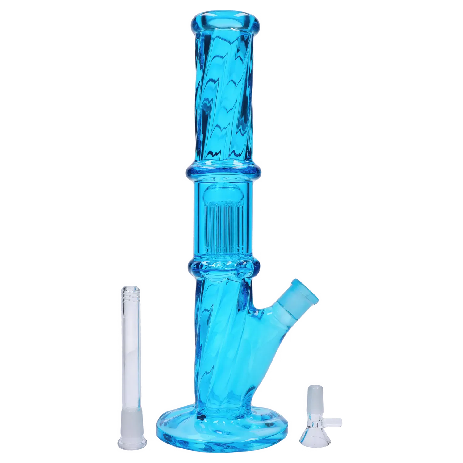 DHC Twisted Straight Tube with Tree Perc