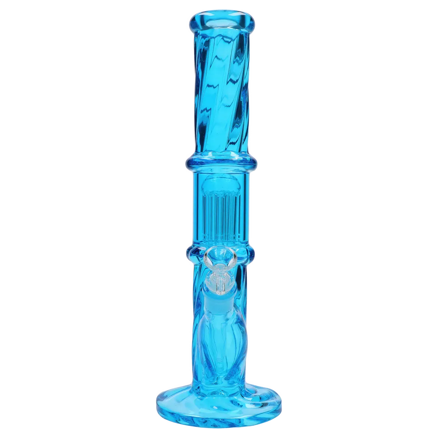 DHC Twisted Straight Tube with Tree Perc