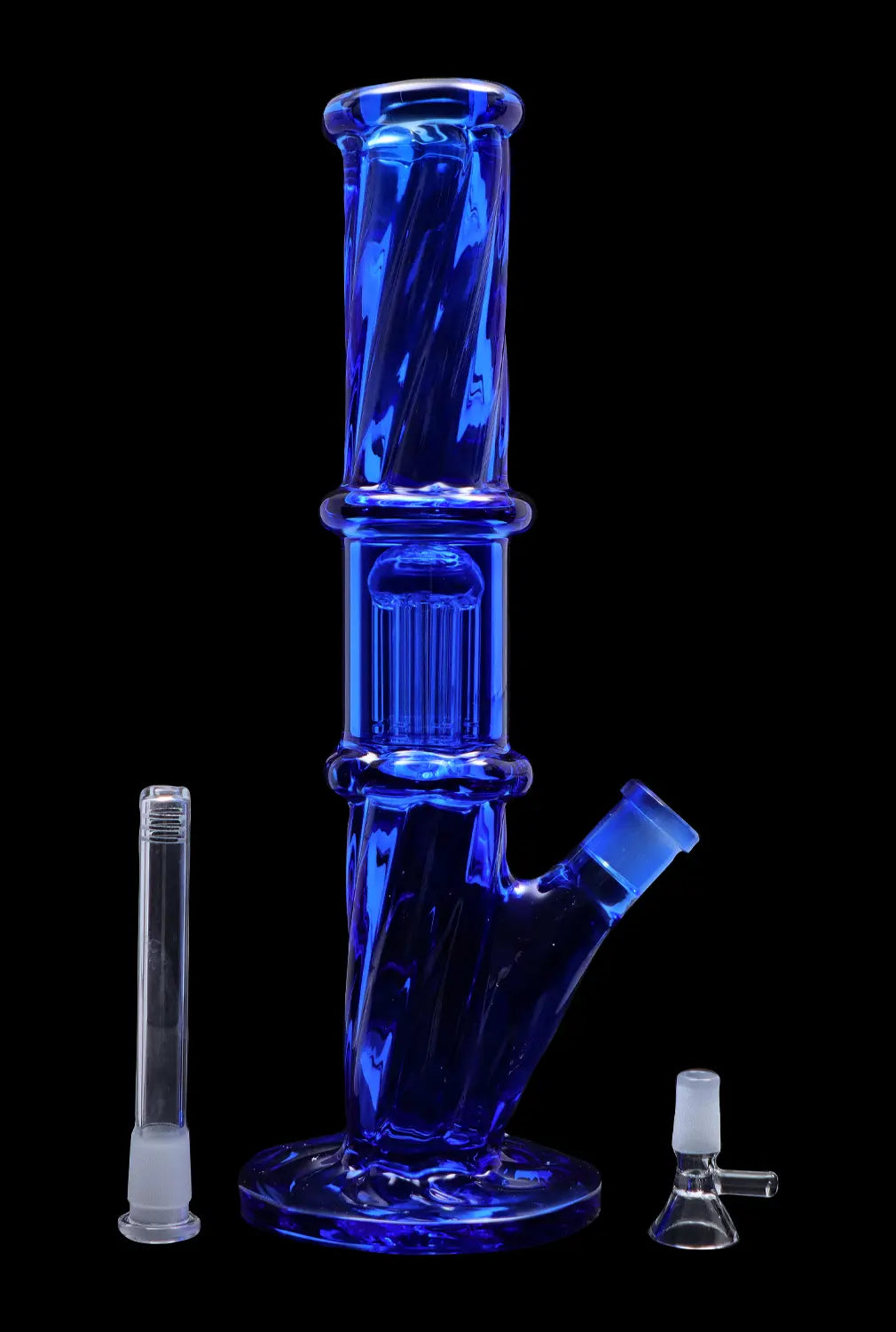 DHC Twisted Straight Tube with Tree Perc