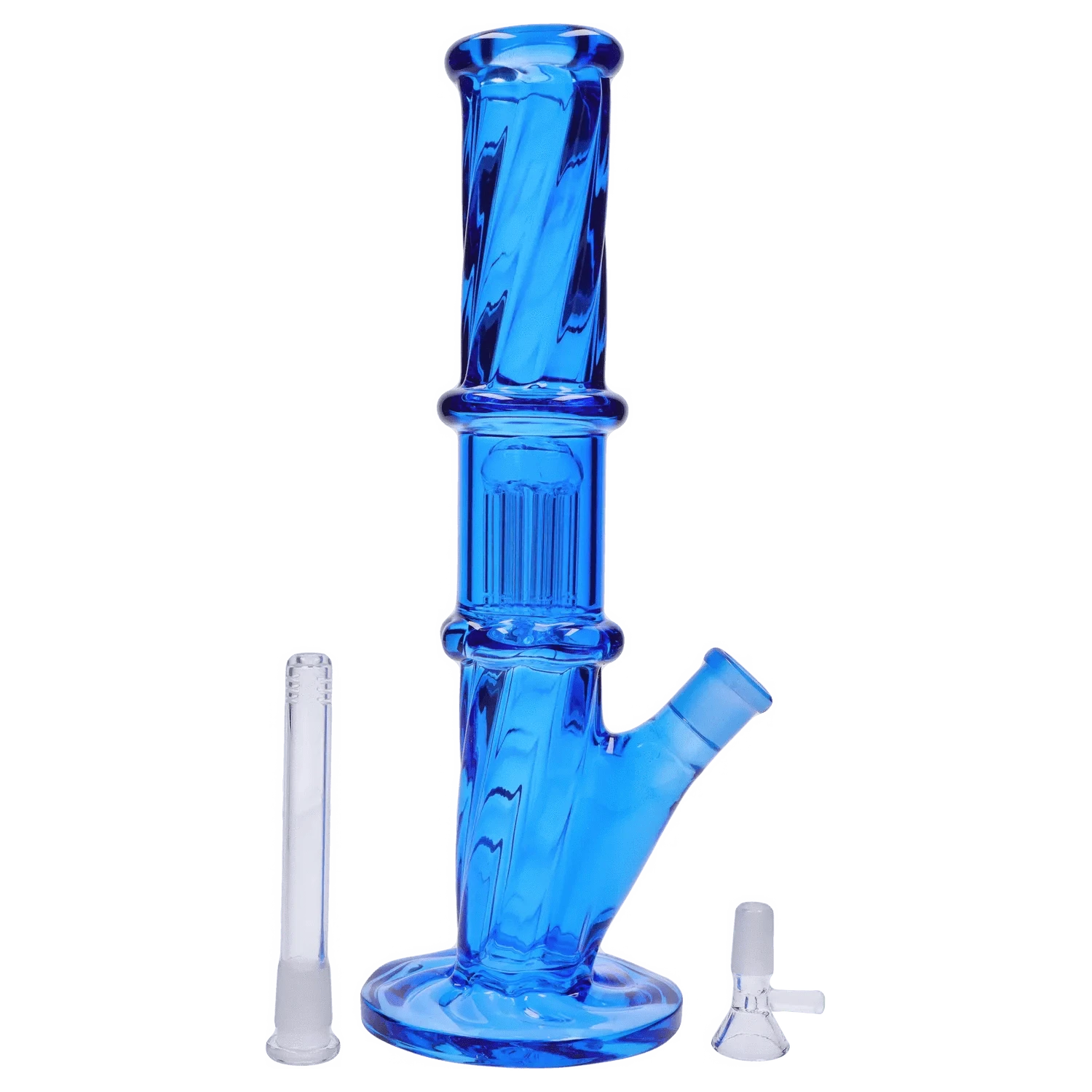 DHC Twisted Straight Tube with Tree Perc