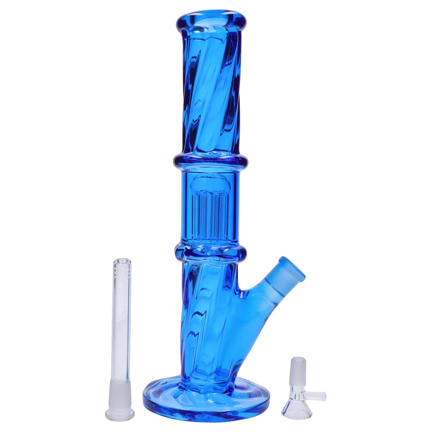 DHC Twisted Straight Tube with Tree Perc