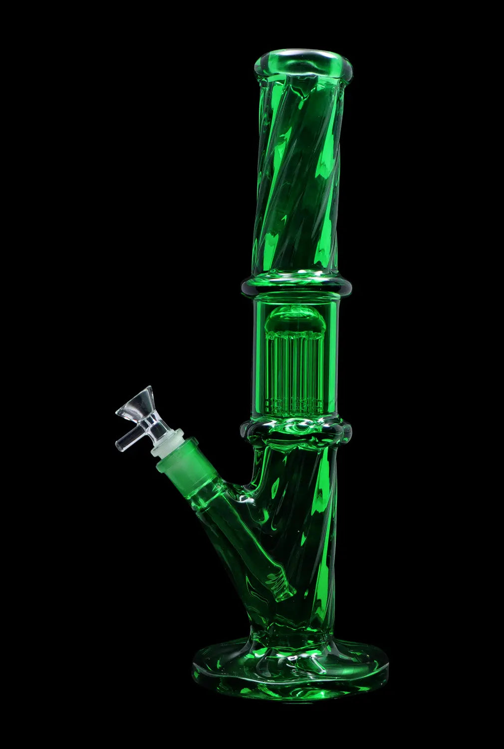 DHC Twisted Straight Tube with Tree Perc