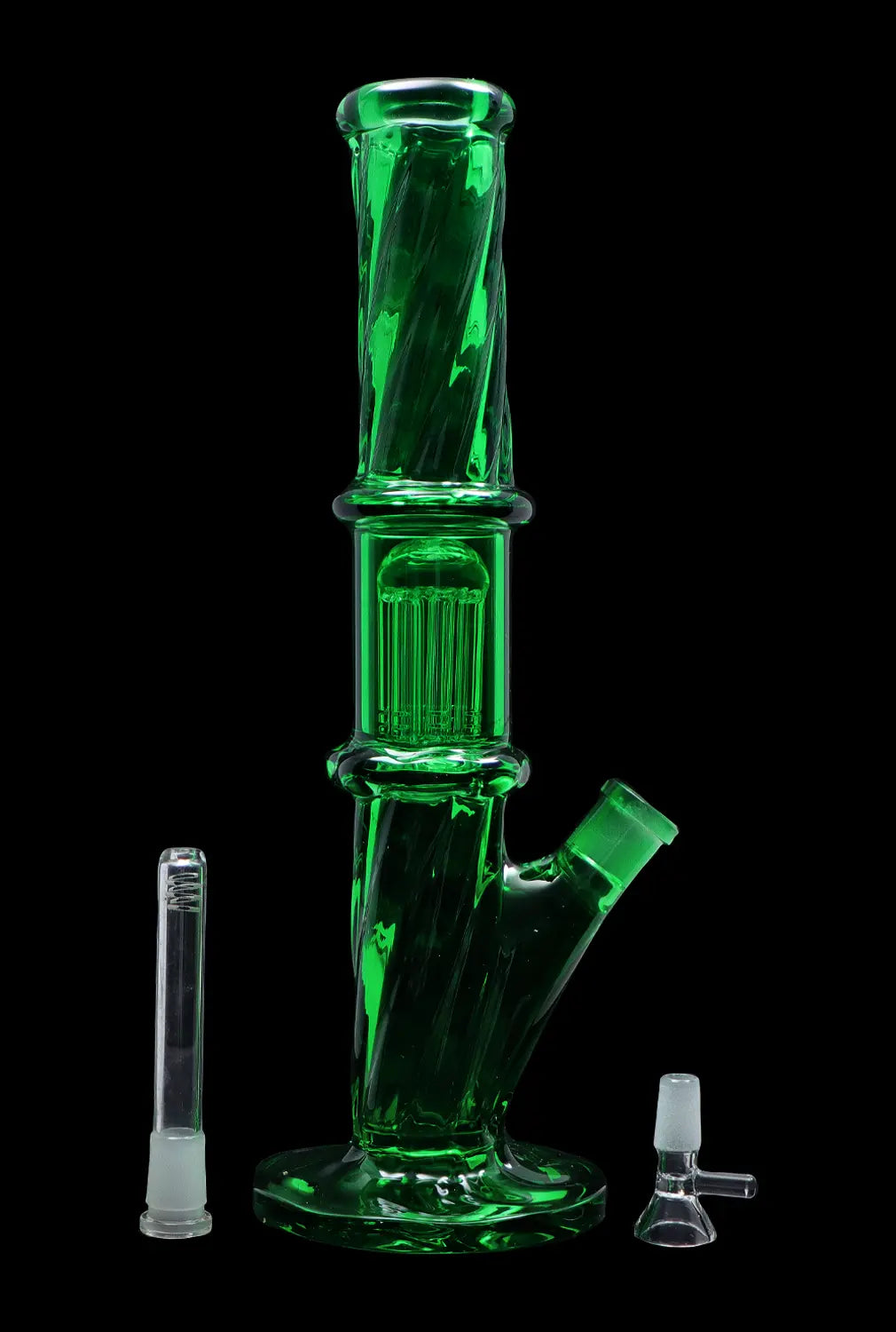 DHC Twisted Straight Tube with Tree Perc