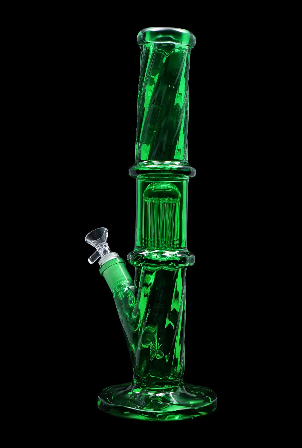 DHC Twisted Straight Tube with Tree Perc