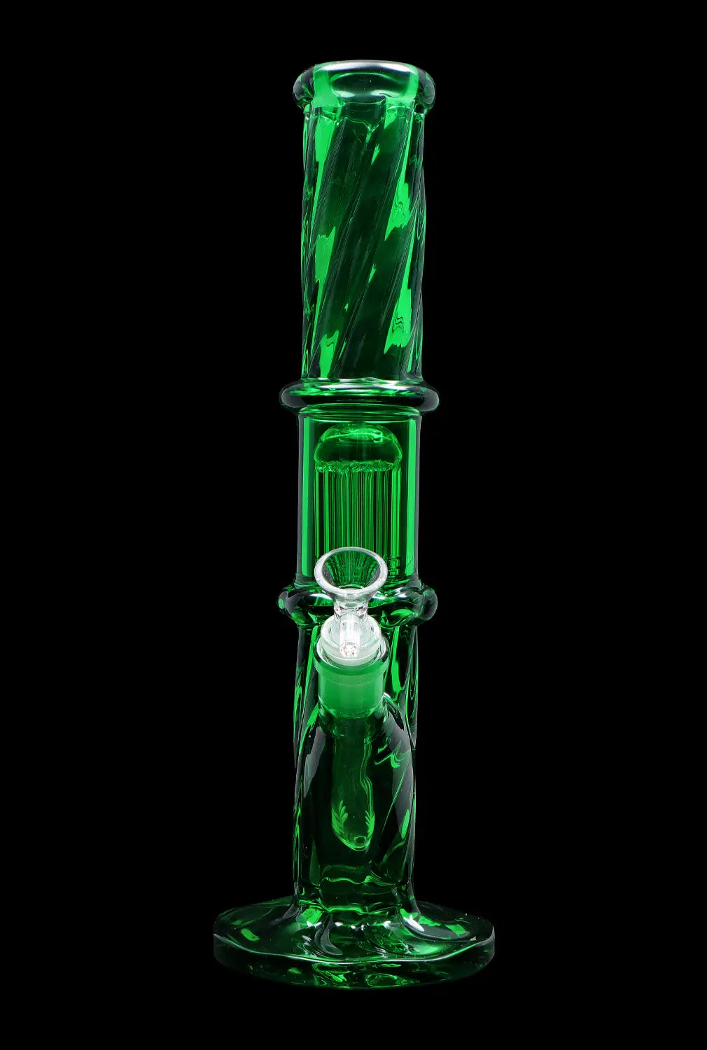 DHC Twisted Straight Tube with Tree Perc