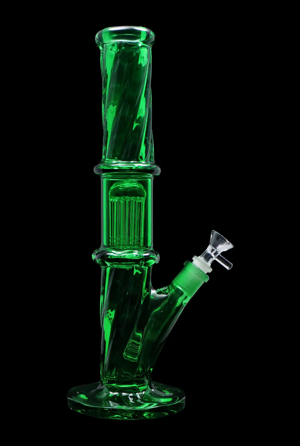 DHC Twisted Straight Tube with Tree Perc