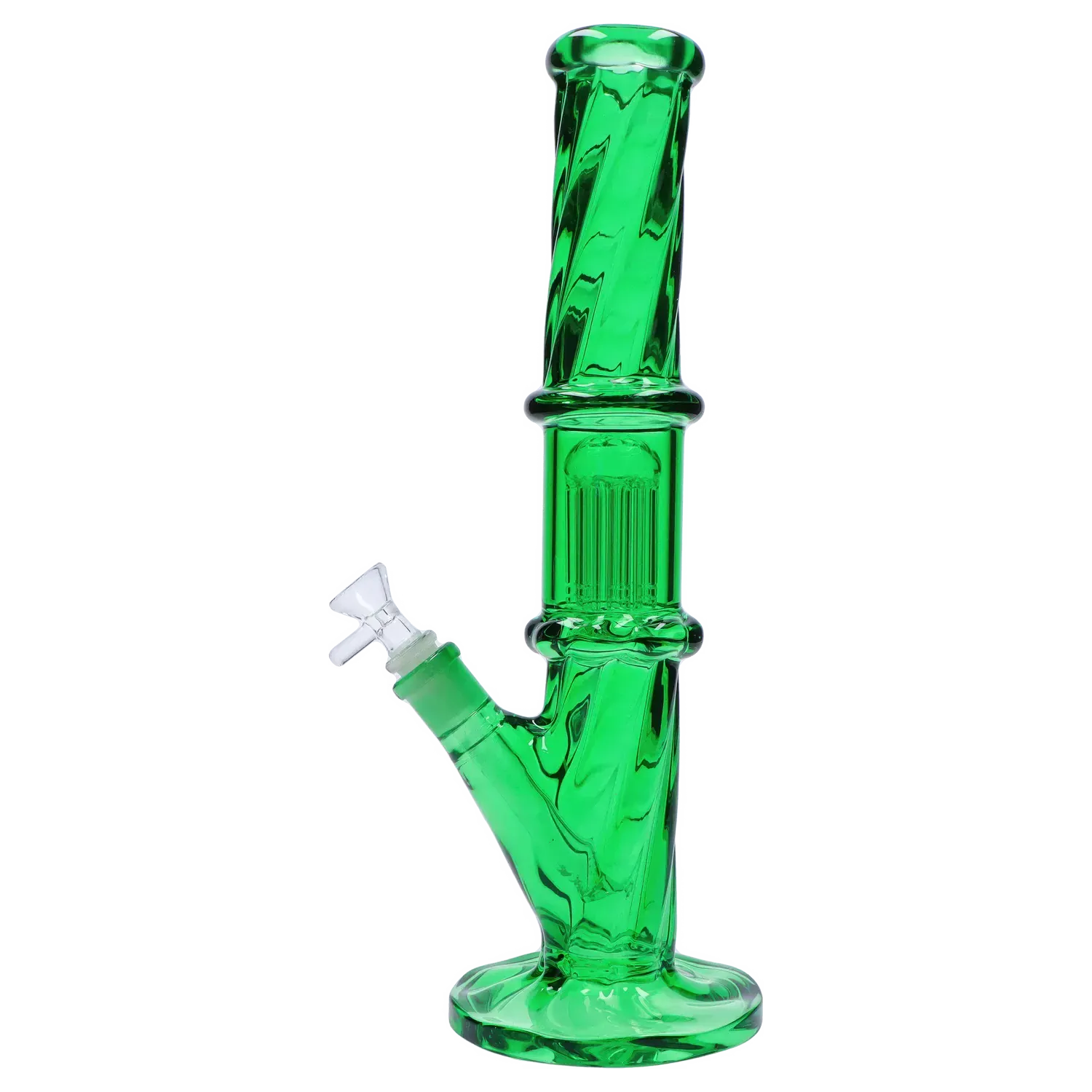 DHC Twisted Straight Tube with Tree Perc