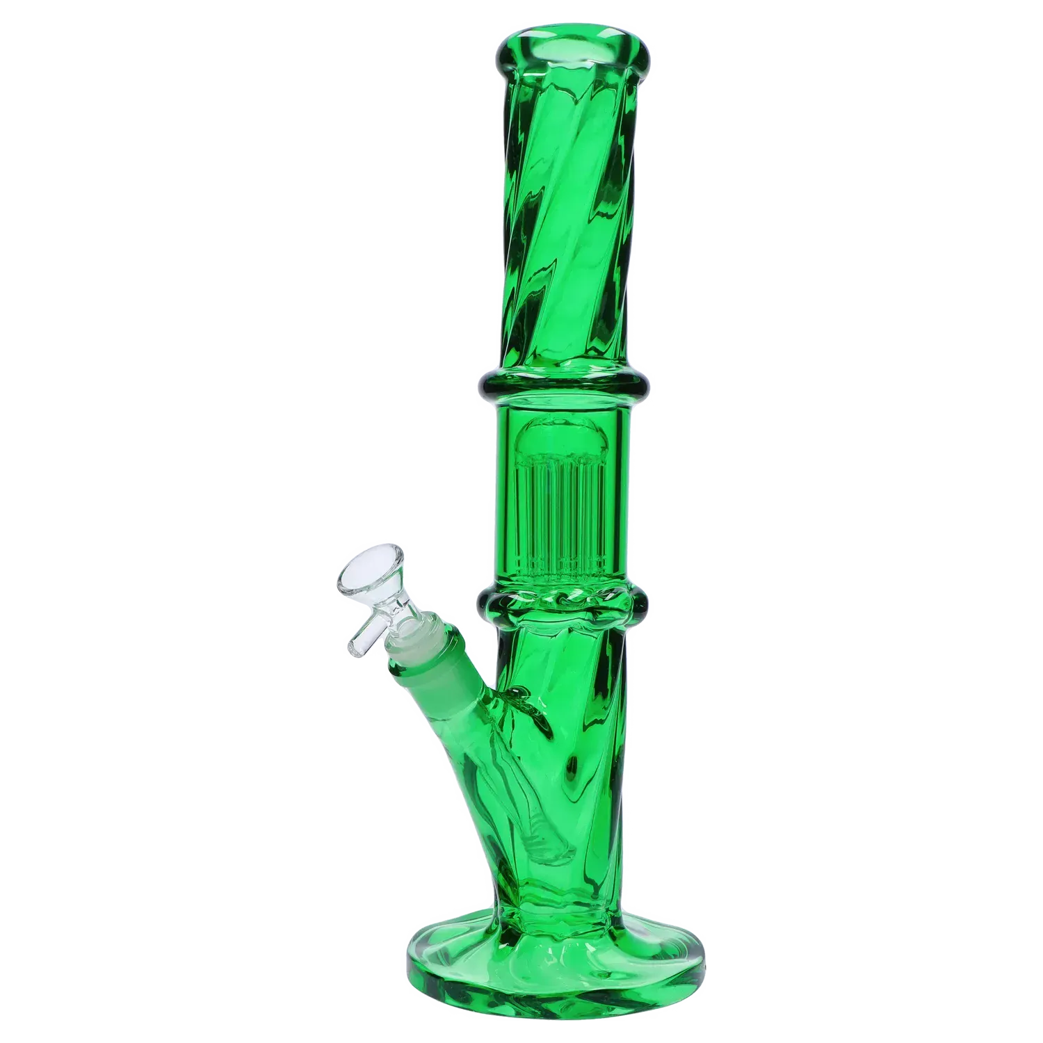 DHC Twisted Straight Tube with Tree Perc