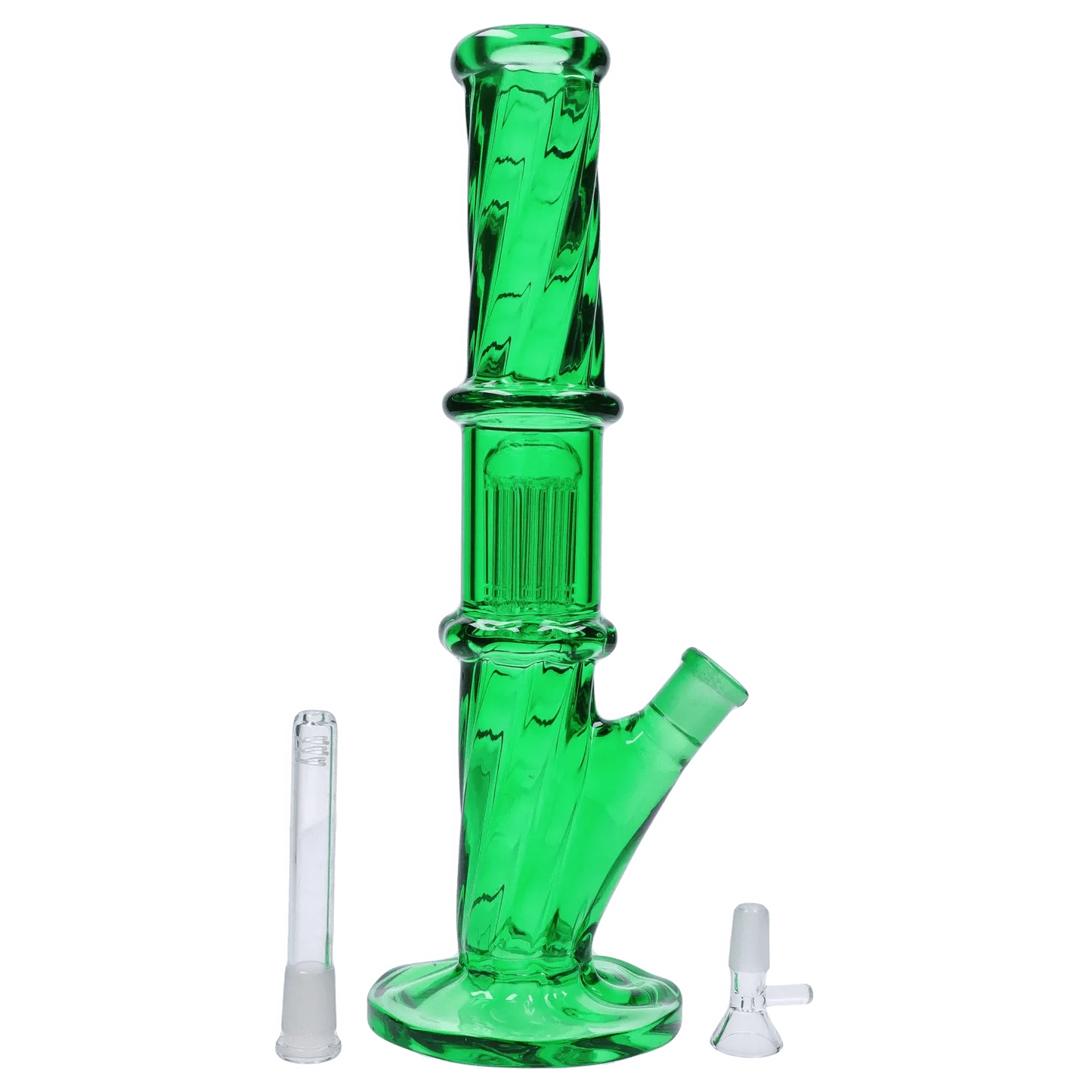 DHC Twisted Straight Tube with Tree Perc