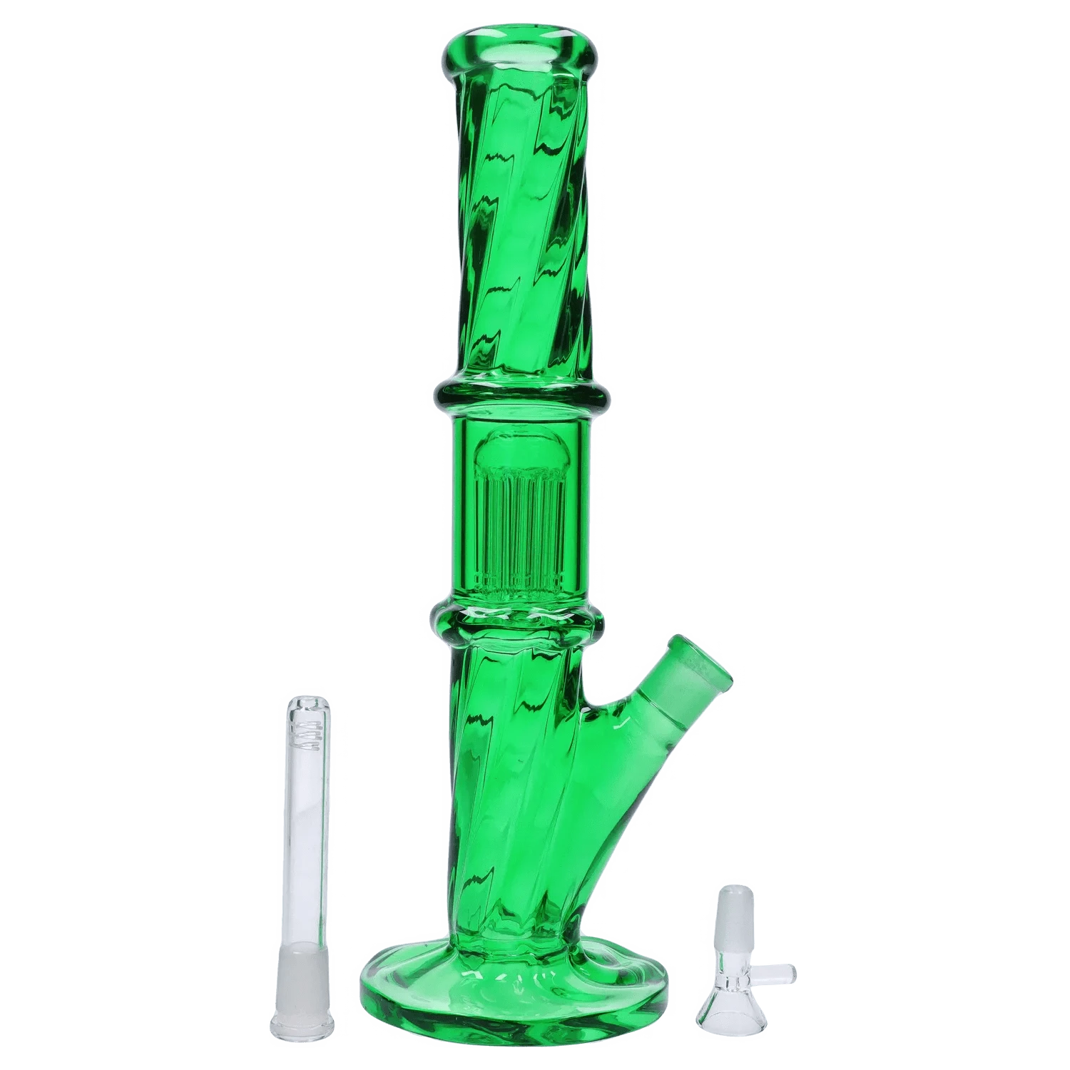 DHC Twisted Straight Tube with Tree Perc