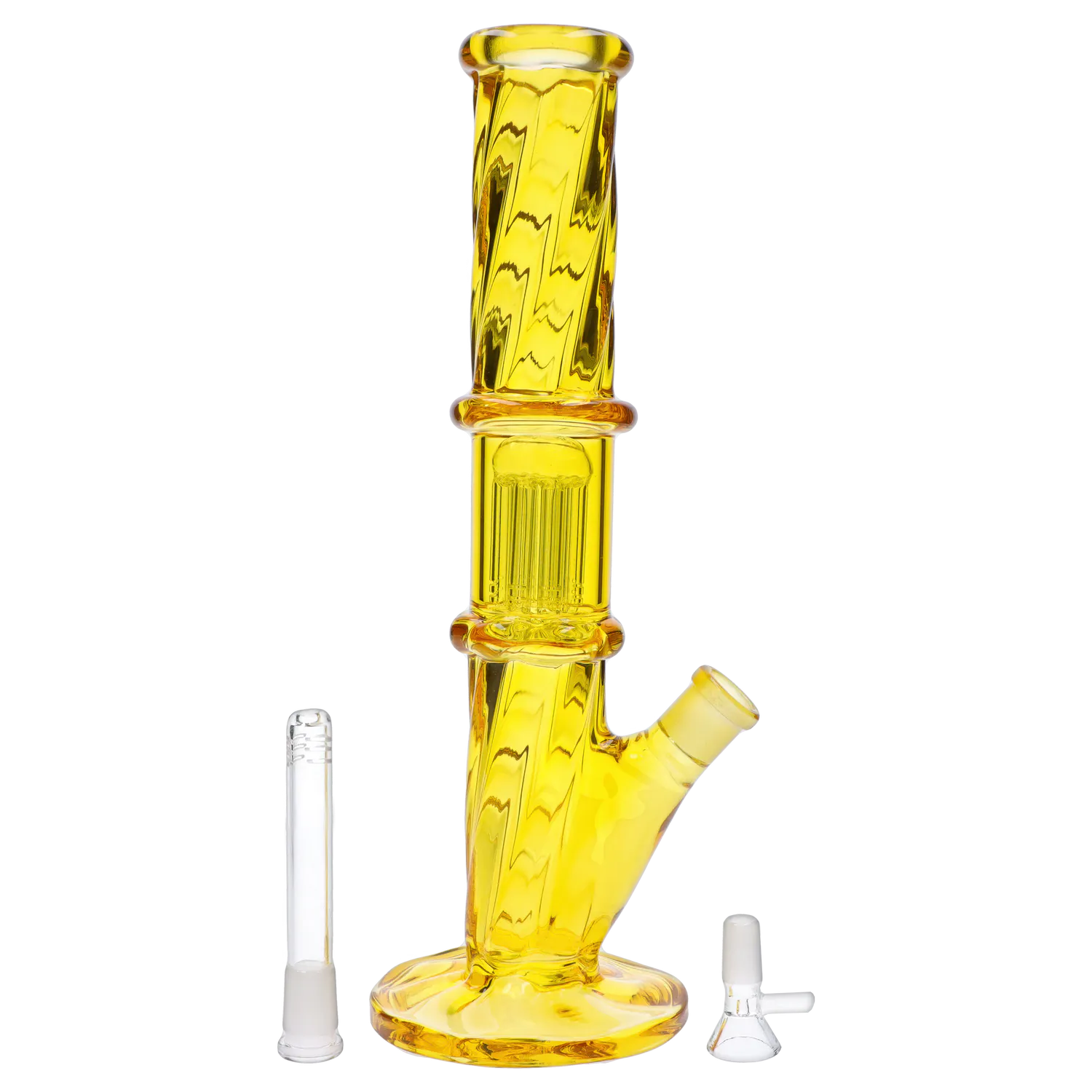DHC Twisted Straight Tube with Tree Perc