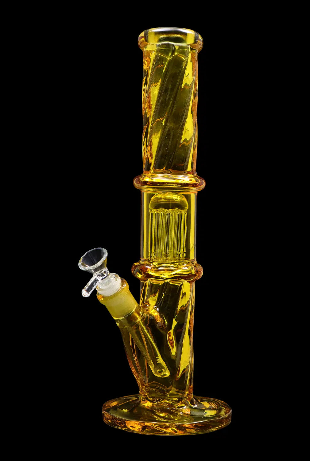 DHC Twisted Straight Tube with Tree Perc