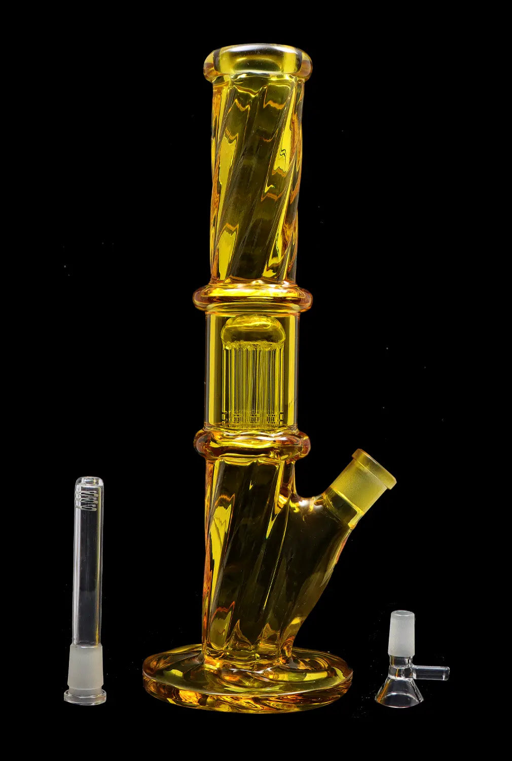 DHC Twisted Straight Tube with Tree Perc