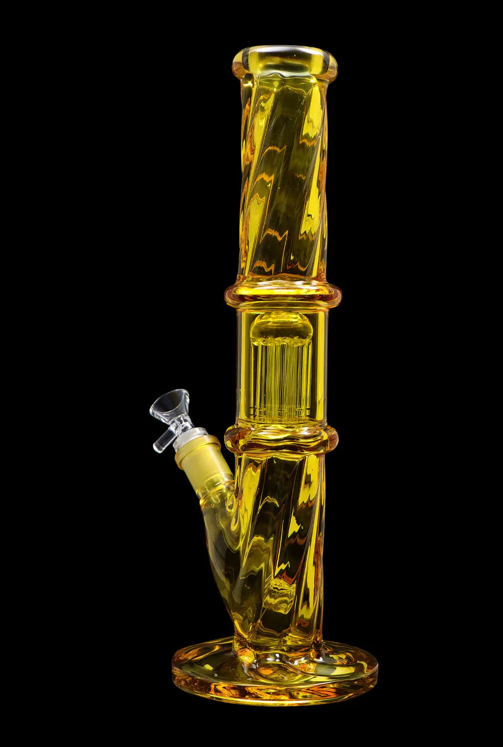 DHC Twisted Straight Tube with Tree Perc