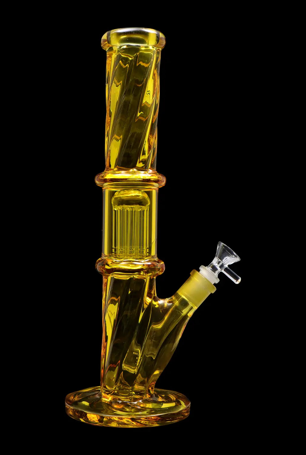 DHC Twisted Straight Tube with Tree Perc