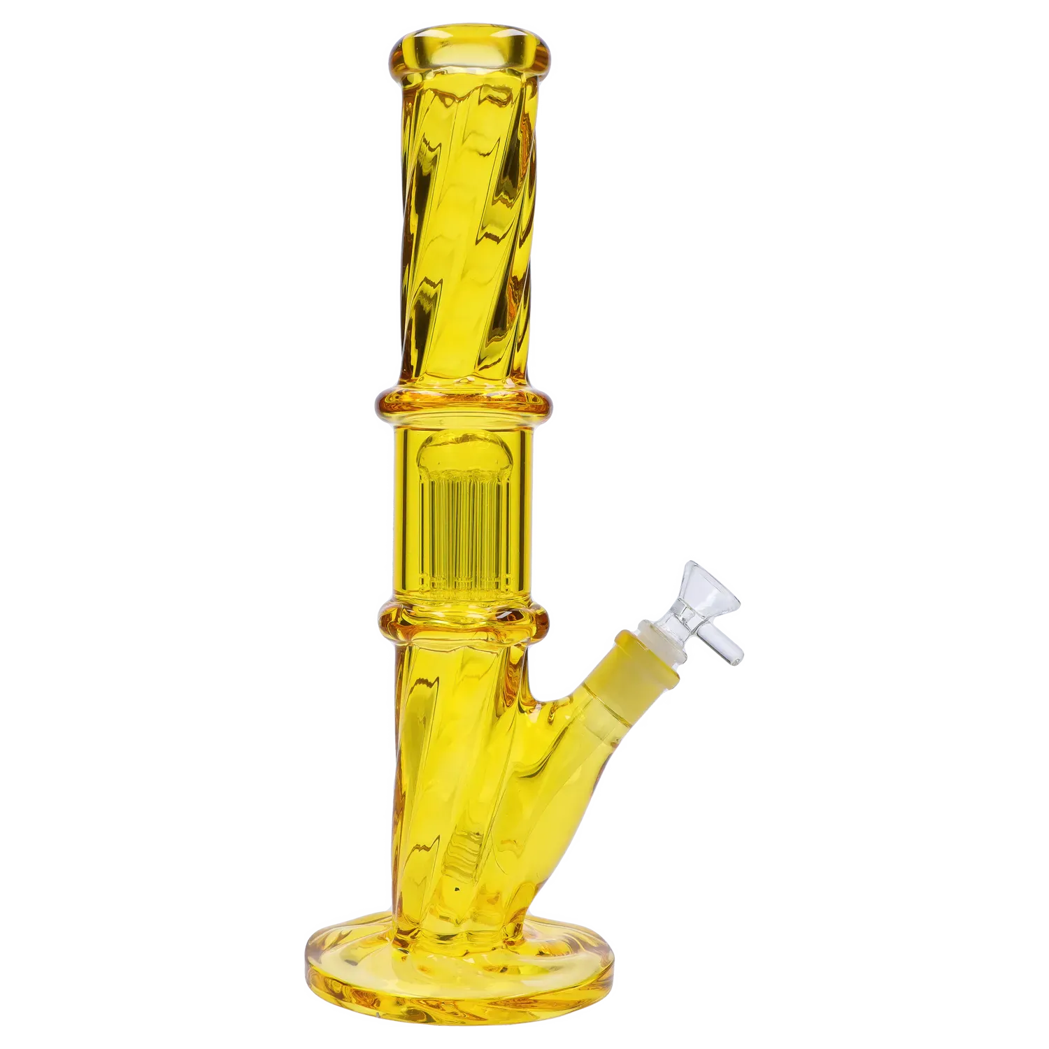 DHC Twisted Straight Tube with Tree Perc