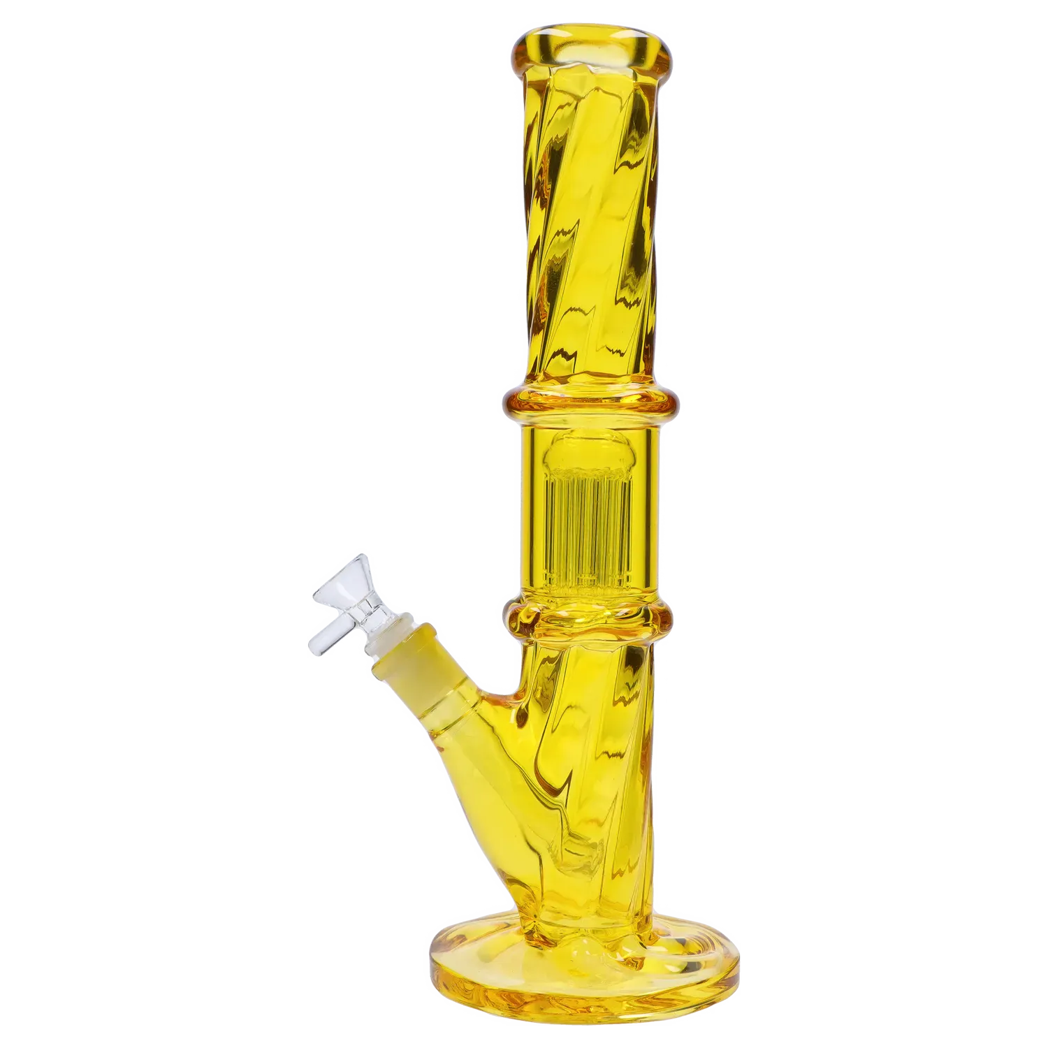 DHC Twisted Straight Tube with Tree Perc