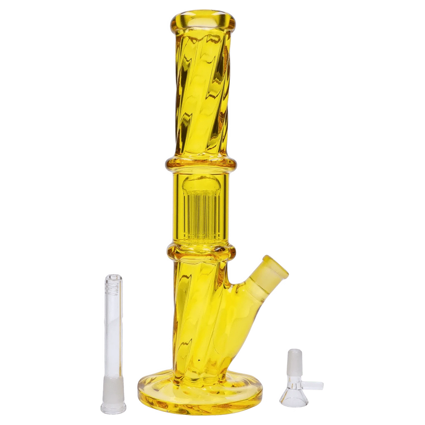 DHC Twisted Straight Tube with Tree Perc